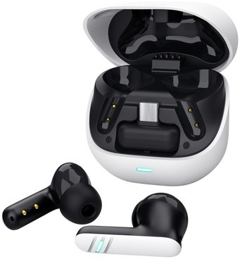 Kufje wireless gaming Trust GXT 409 Oxxie, USB C 2.4 GHz, Bluetooth, të bardha