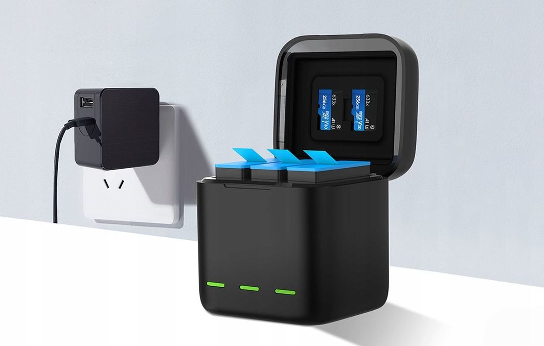 PowerBank Telesin, 2x bateri e rikarikueshme për Gopro Hero 9