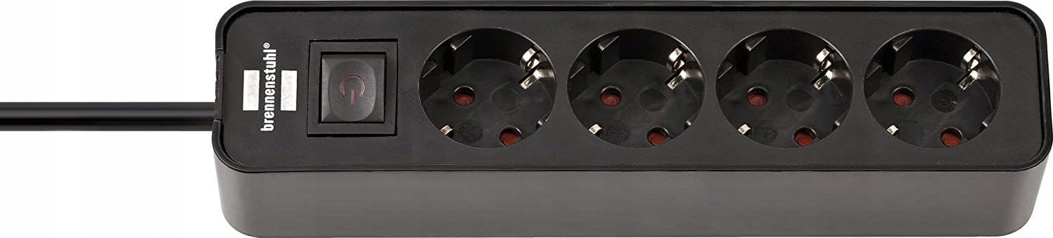 Parapri rryme Brennenstuhl, 4 dalje Schuko Type F, 1.5m, e bardhë