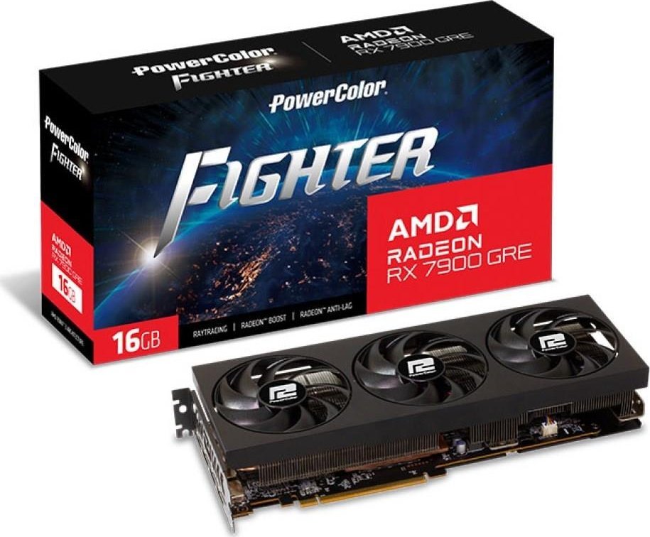Kartelë grafike Power Color Fighter Radeon RX 7900 GRE OC 16GB GDDR6