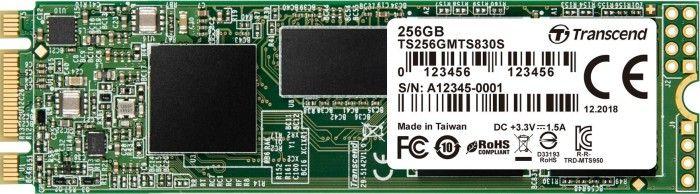 Disk SSD Transcend 830S, 256GB, M.2 2280 SATA III