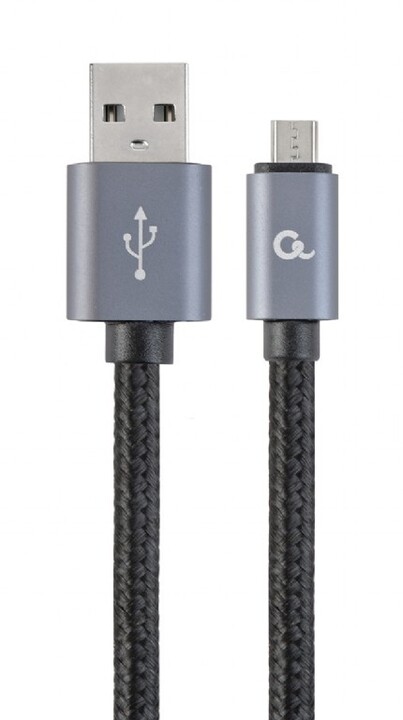 Kabllo Gembird CABLEXPERT, USB A (M) / Micro USB 2.0 (M), 1.8m, e zezë