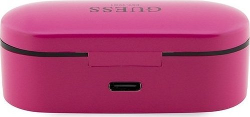 Kufje Bluetooth Guess GUTWST31EM TWS, me stacion karikimi, magenta