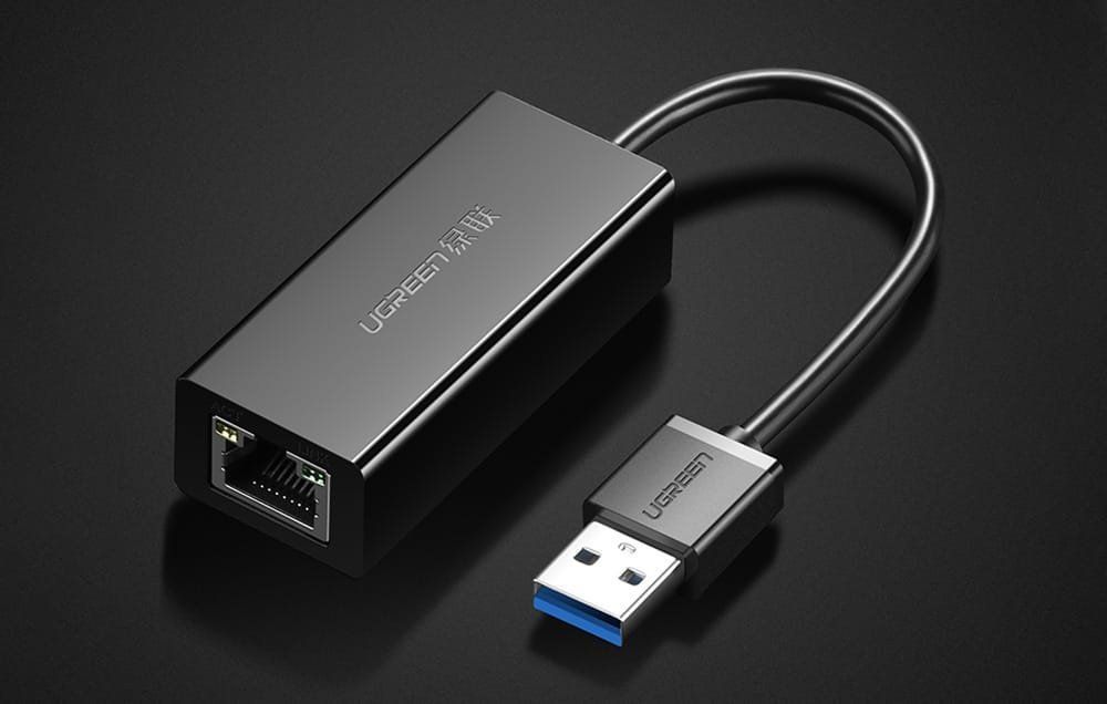 Adapter rrjeti USB 3.0 Ugreen CR111, RJ45 Ethernet 1000 Mbps, 2 copë, i zi 3