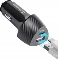Karikues makine Defender QC Fast, 30W, USB dhe USB C PD QC 3.0, i zi
