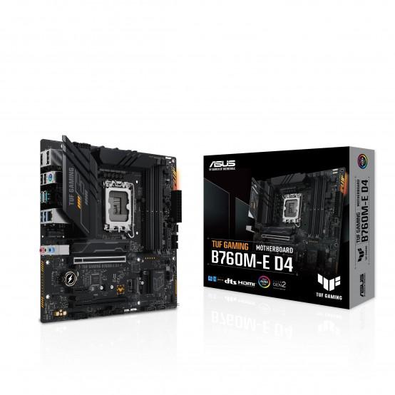 Pllakë amë Asus TUF Gaming B760M-E D4, LGA 1700, DDR4, mATX