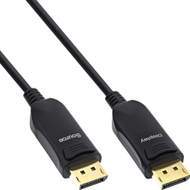 Kabllo DisplayPort InLine 2.1 AOC, 40m, UHBR, e zezë