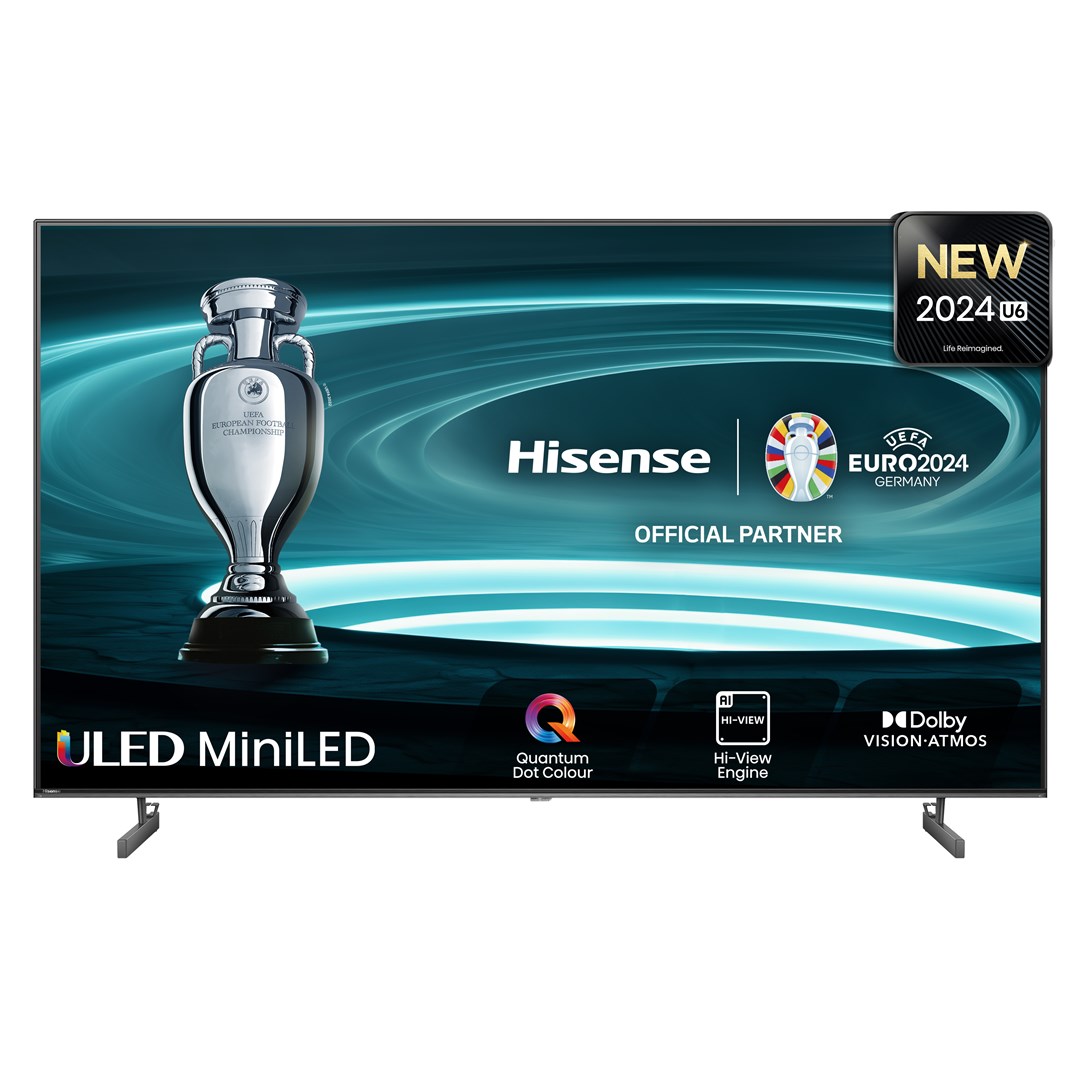 Televizor Hisense 65U6NQ, 65”, Mini-LED, 4K, i hirtë i errët