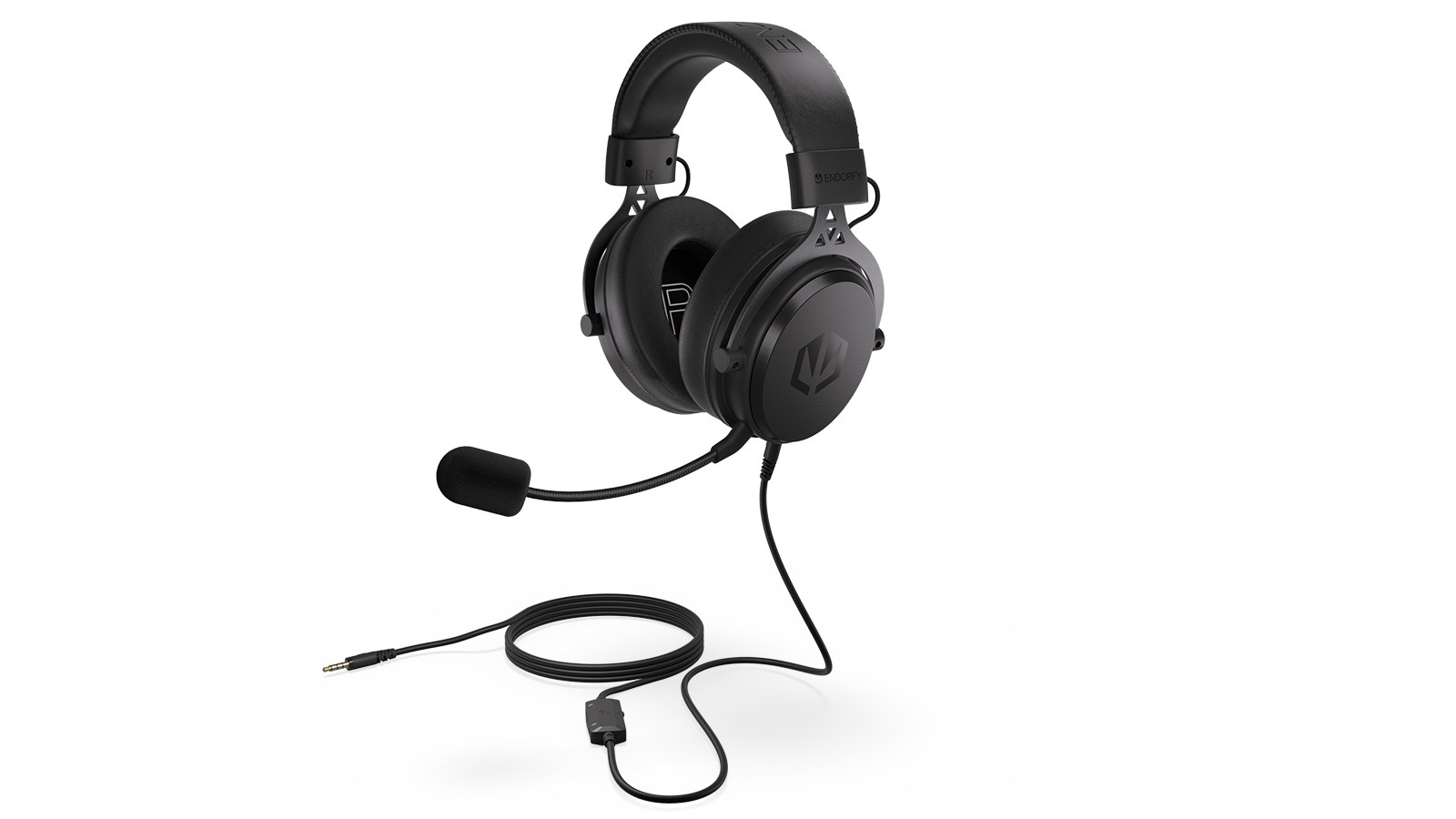 Kufje Endorfy VIRO Plus USB, 2.9 m, me kabllo, të zeza