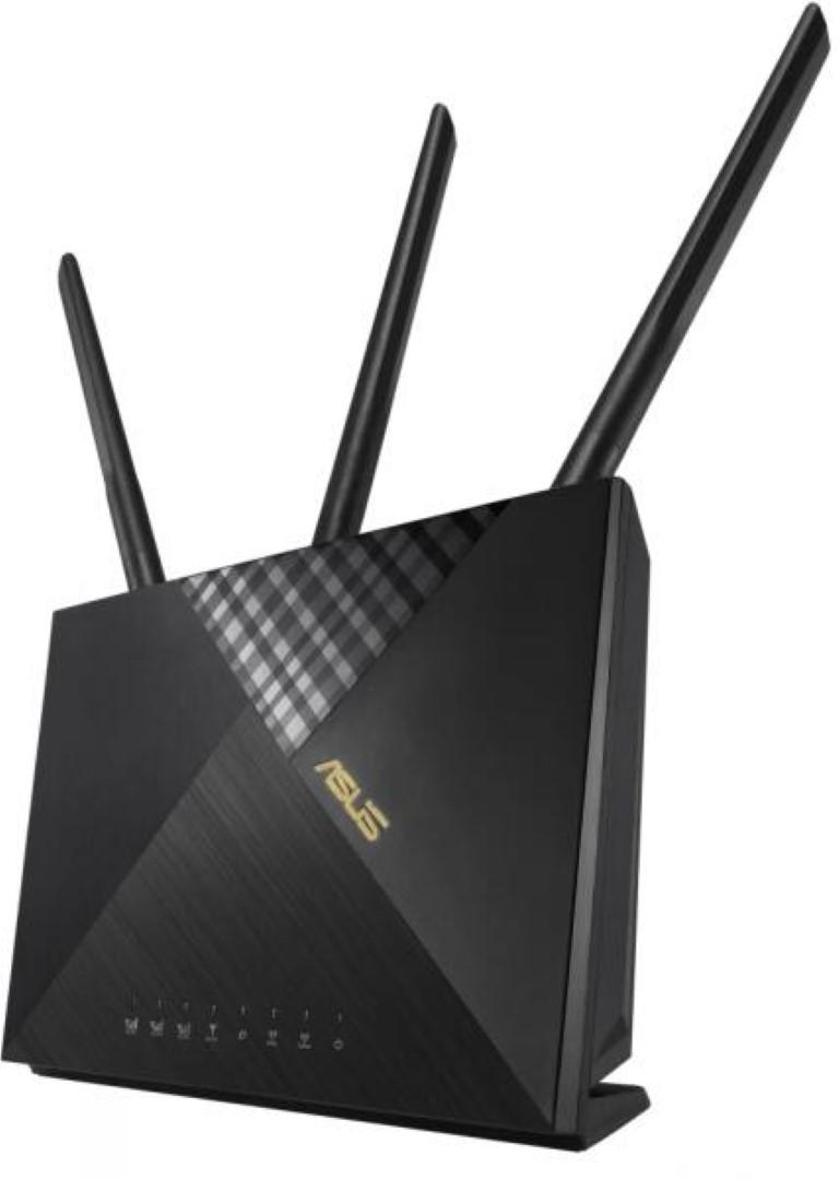 Ruter WiFi ASUS 4G AX56, Dual band 2.4 GHz 5 GHz, Gigabit Ethernet, i zi