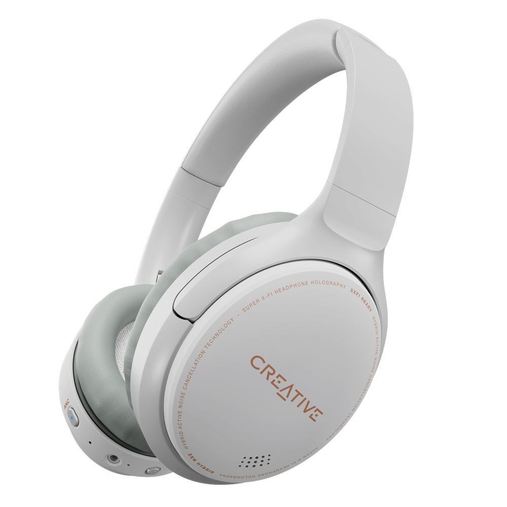 Kufje Creative Labs ZEN Hybrid, Wireless dhe Wired, të bardha