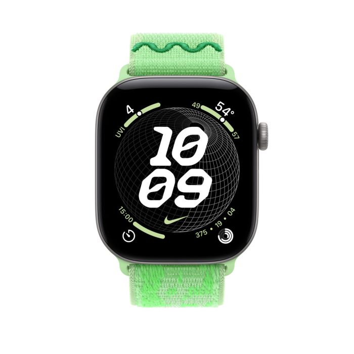 Apple Watch 46mm Green Spark Nike Sport Loop