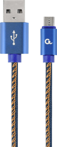 Kabllo Gembird USB-A - microUSB, 2m, e kaltër