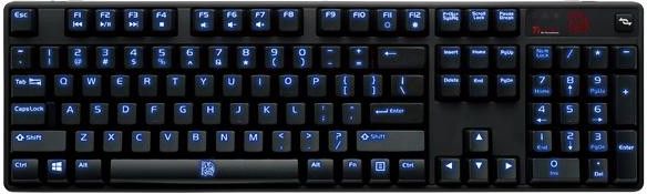 Tastierë Gaming Thermaltake eSports Poseidon KB-PIZ-KLBLUS-01, e ndriçuar, blu