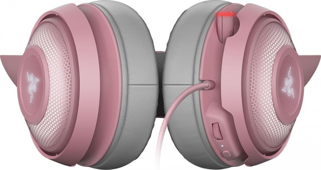 Kufje Razer Kraken Kitty Edition, rozë