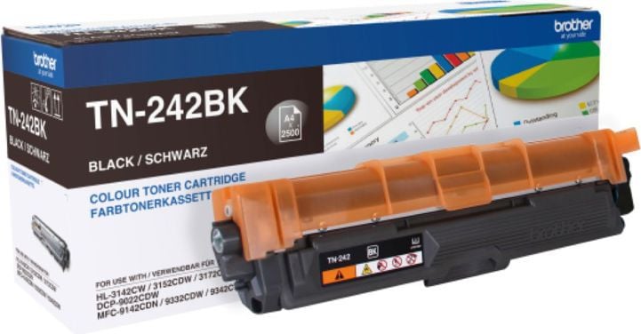 Toneri Brother TN242BK, 2500 faqe, i zi, origjinal