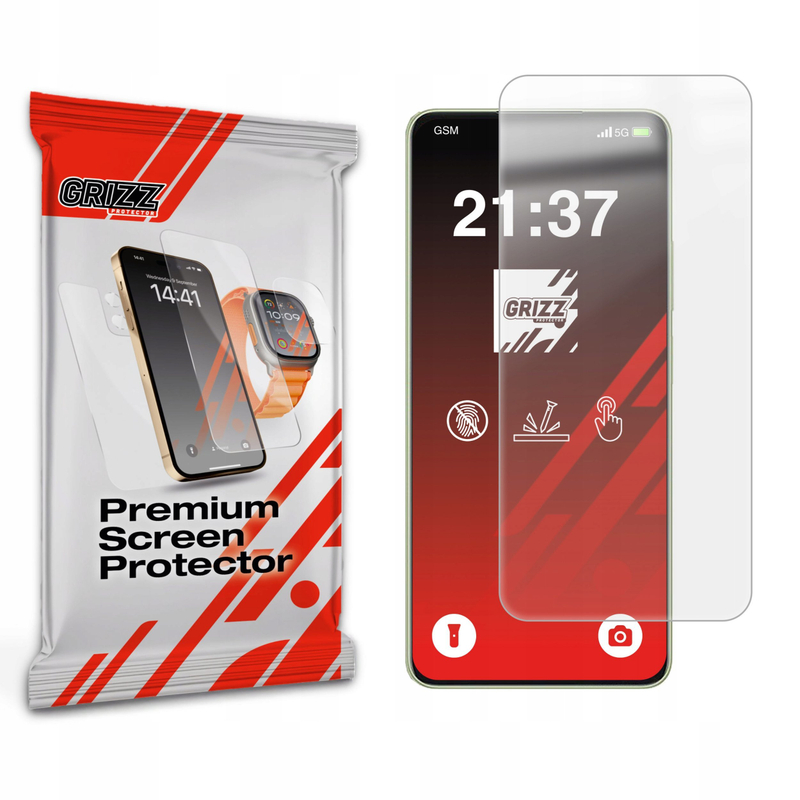 Folie mbrojtëse Grizz PaperScreen për Oppo A5 Energy, anti-fingerprint, sipërfaqe mat