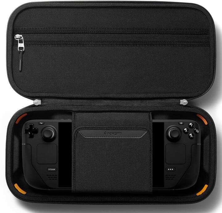 Këllëf Spigen Rugged Armor Pro Pouch për Steam Deck, i zi