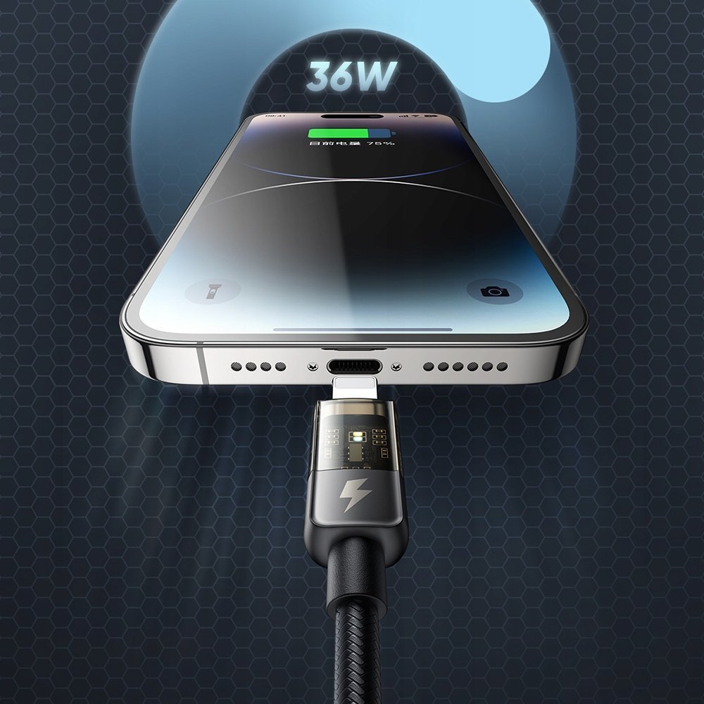 Kabllo karikimi Mcdodo CA-3140, USB-A në Lightning, 1.2m, 12W, e zezë