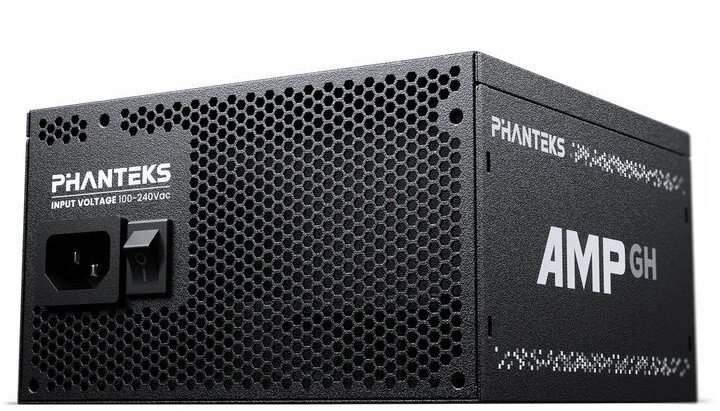 Напојување за компјутер Phanteks AMP GH V2, 1000W, 80 Plus Platinum, црно