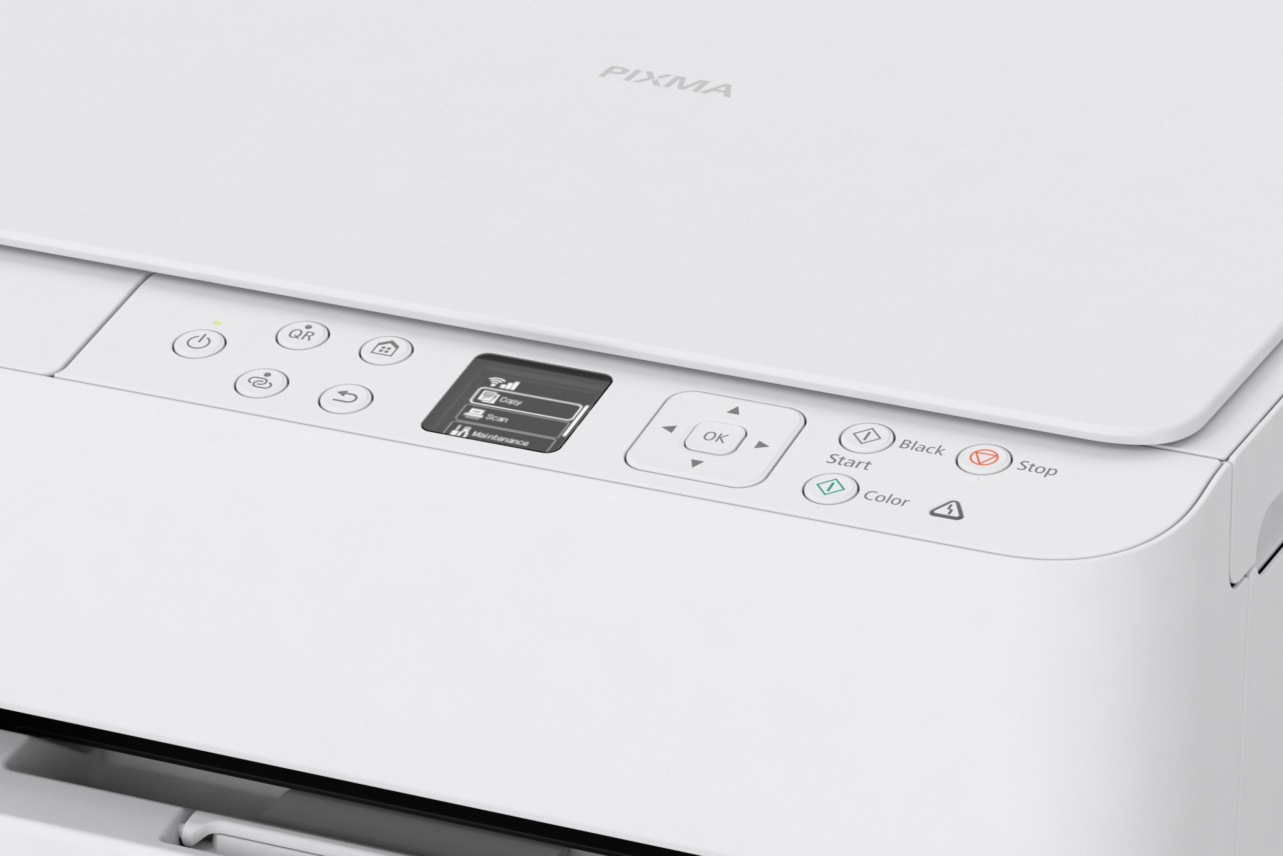 Printer multifunksional Canon PIXMA TS6550i, me ngjyra, Wi‑Fi, i bardhë