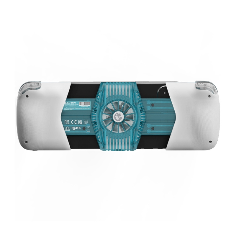 Kontrollues për telefon GameSir X3 Pro, me ftohës, joystick Hall Effect, i bardhë