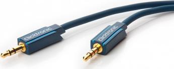 Kabllo audio ClickTronic Casual Series, 3.5mm në 3.5mm, 10m, blu