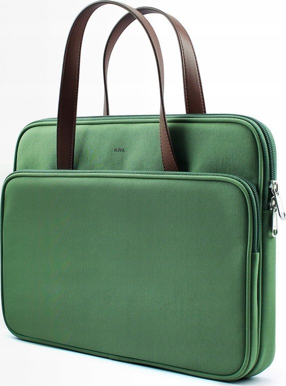 Çantë laptopi JCPal Milan Briefcase Sleeve, 13-14", rezistente ndaj ujit, ngjyrë ulliri
