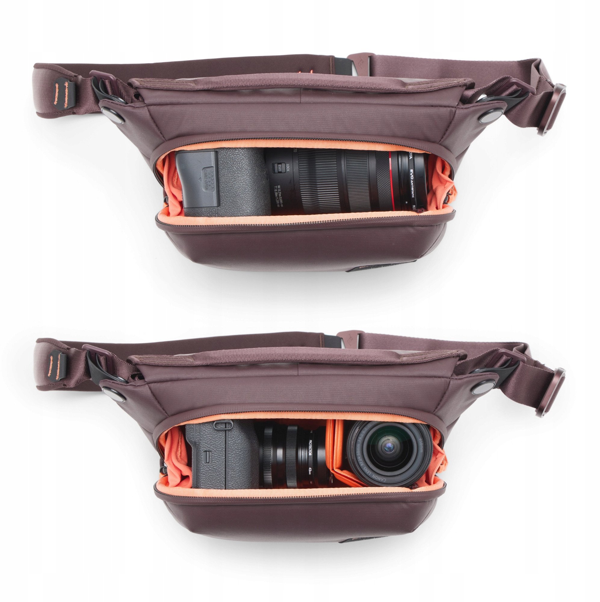 Фото торба Peak Design Everyday Sling 3L, 3L, отпорна на временски услови, сива Eclipse
