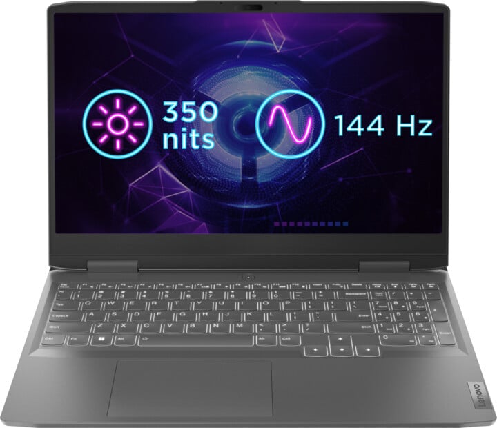 Laptop Lenovo IdeaPad Gaming 3 15ARH7, 15.6", 16GB RAM, 512GB SSD, NVIDIA GeForce RTX 4050 6GB GDDR6, i hirtë