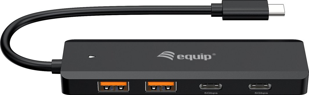 Hub USB Equip USB C 4 Porta, USB 3.2 Gen 2 10Gbps, 2x USB C 2x USB A