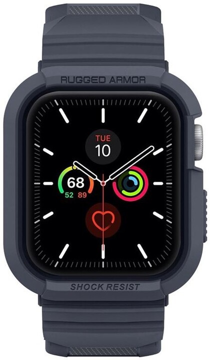 Mbrojtëse Spigen Rugged Armor Pro për Apple Watch 7/6/SE/5/4 45/44, gri