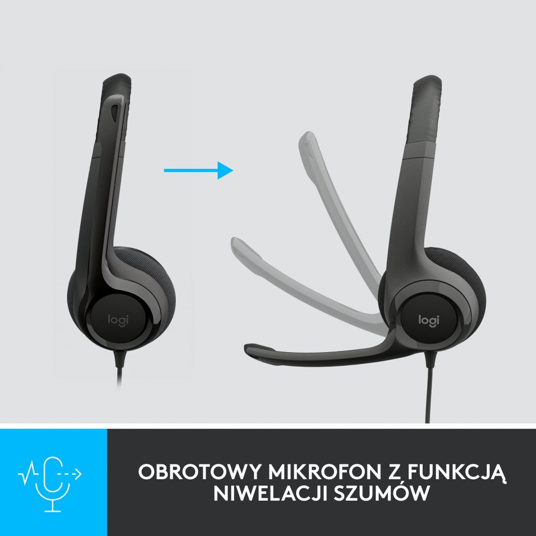 Слушалки Logitech H390