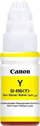 Ngjyrë për printer Canon GI-490Y, e verdhë