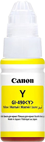Ngjyrë për printer Canon GI-490Y, e verdhë