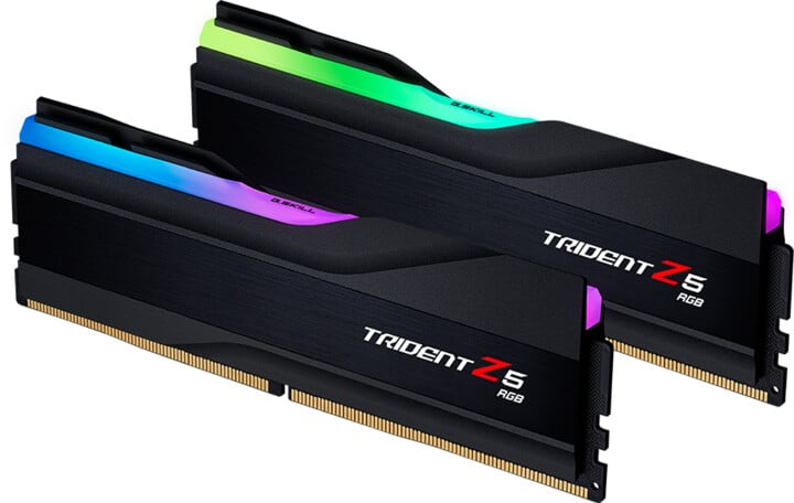 Мемориски модули G.Skill Tridet Z5 RGB 64GB (2x32GB) DDR5 6400 CL32, AMD EXPO, црна боја