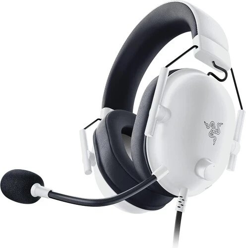 Kufje gaming Razer BlackShark V2 X, 3.5mm, me mikrofon, të bardha