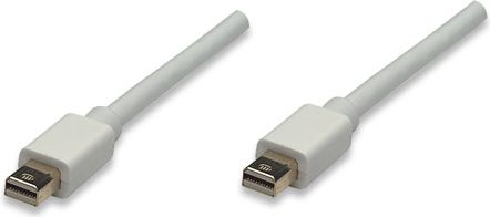 Kabllo Manhattan Mini DisplayPort në Mini DisplayPort, 1m, e bardhë (324557)