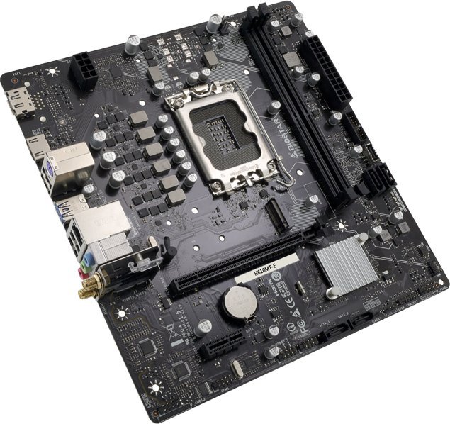 Pllakë amë Biostar H610MT-E, Intel H610, PCIe 4.0, e zezë