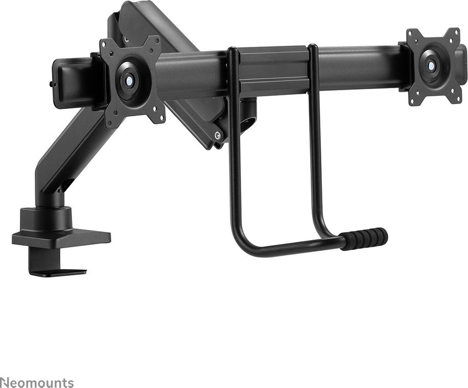 Mbajtës tavoline për monitorë Neomounts DS75-450BL2, për 2 monitorë 17"-32", i zi