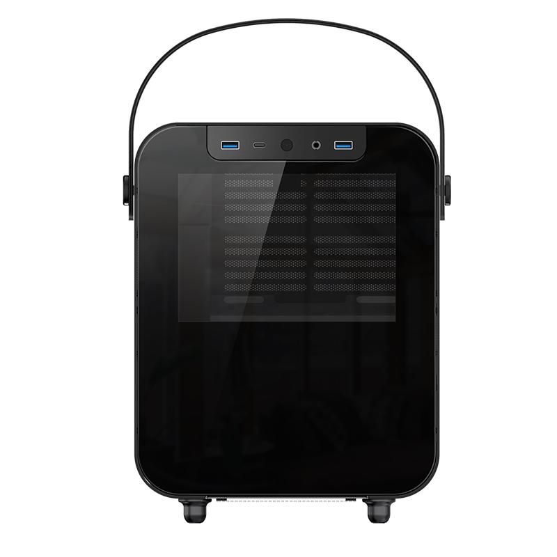Kasë Jonsplus BO 100, e zezë, Small Form Factor