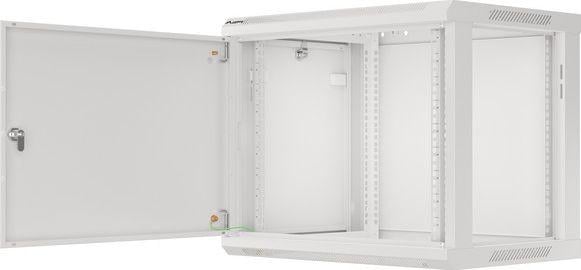 Kabinet muri rrjeti Lanberg WF01-6409-00S, 19" 9U, kapacitet 60 kg, gri