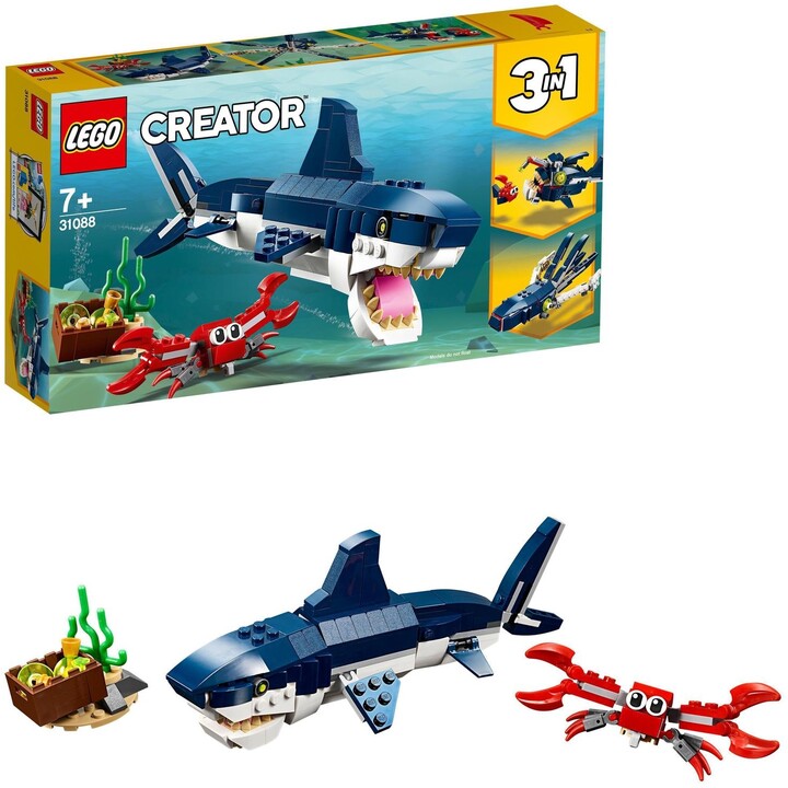 Lodër LEGO Creator 31088 Creatures from the depths of the seas