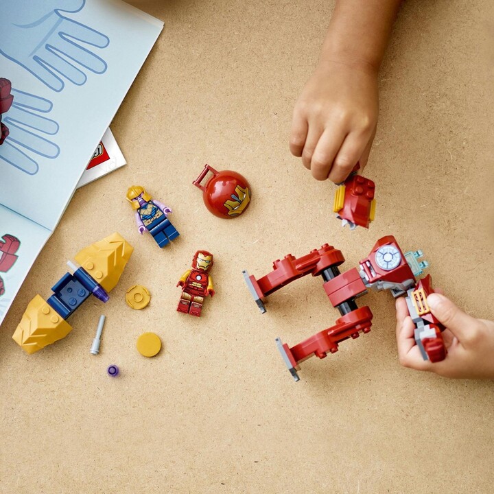 Set LEGO® Marvel 76263 Iron Man Hulkbuster Vs. Thanos, 66 pjesë