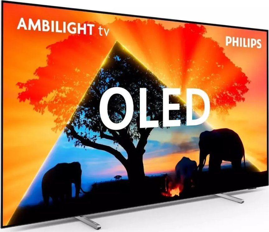 Televizor Philips 55OLED769, 55", UHD Smart Ambilight, satin chrome