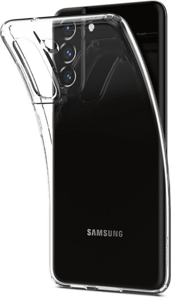 Mbrojtëse Spigen Liquid Crystal për Samsung Galaxy S21 FE 5G, transparente