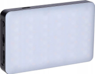 Dritë fotografike Rollei Lumis Compact RGB, panel LED, temperaturë dhe ngjyra të rregullueshme, e zezë