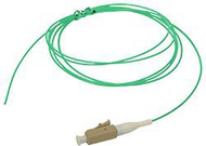 Kabllo pigtail fibër optike Alantec MM OM3 1G, LC, 2m, jeshile