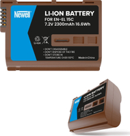 Bateri për aparat fotografik Newell EN-EL15C, 2300mAh, me USB-C, gri