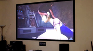 Ekran projekcioni fiks Elite Screens EzFrame R92WH1, 92", 16:9, i bardhë me kornizë të zezë
